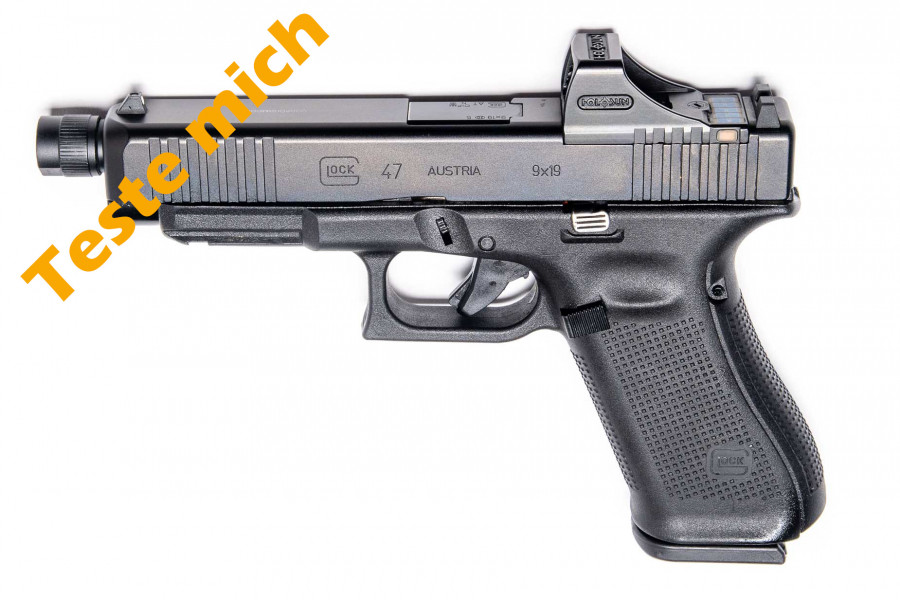 Testwaffe Glock 47 Generation 5 MOS FS M13,5x1