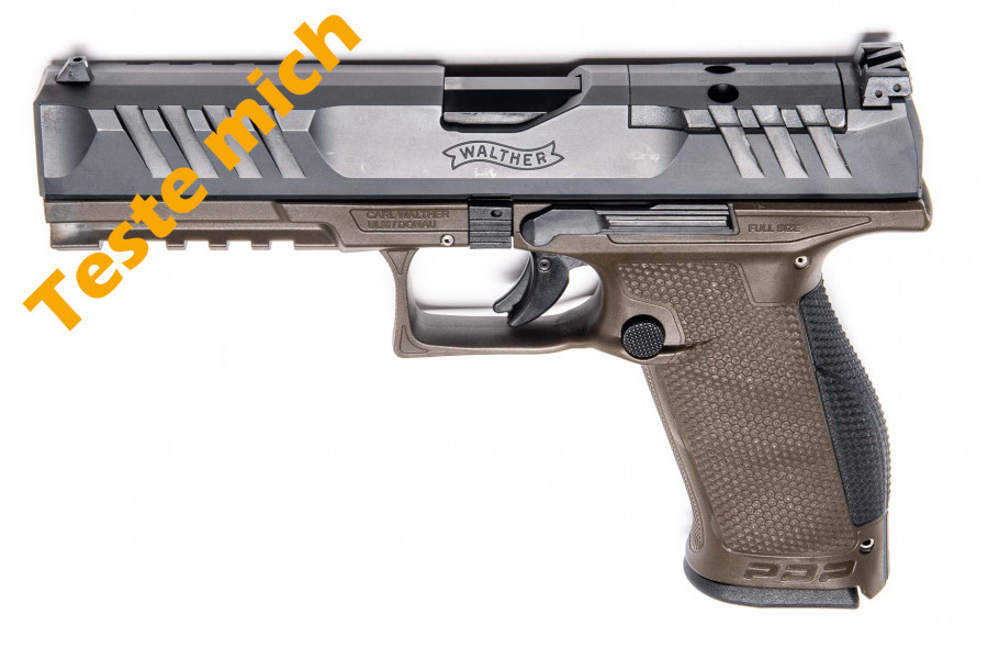 Testwaffe Walther PDP Full Size 5 Zoll OD GREEN